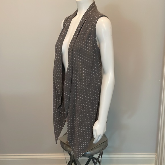 Alberto Makali Gray Square Dot Vest Size L - Picture 4 of 9